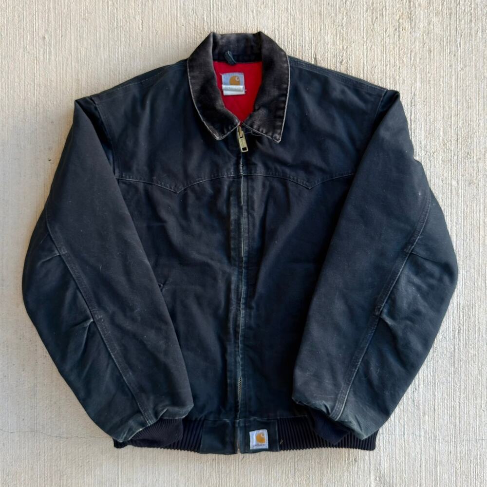 Carhartt J13 black santa fe work wear jacket